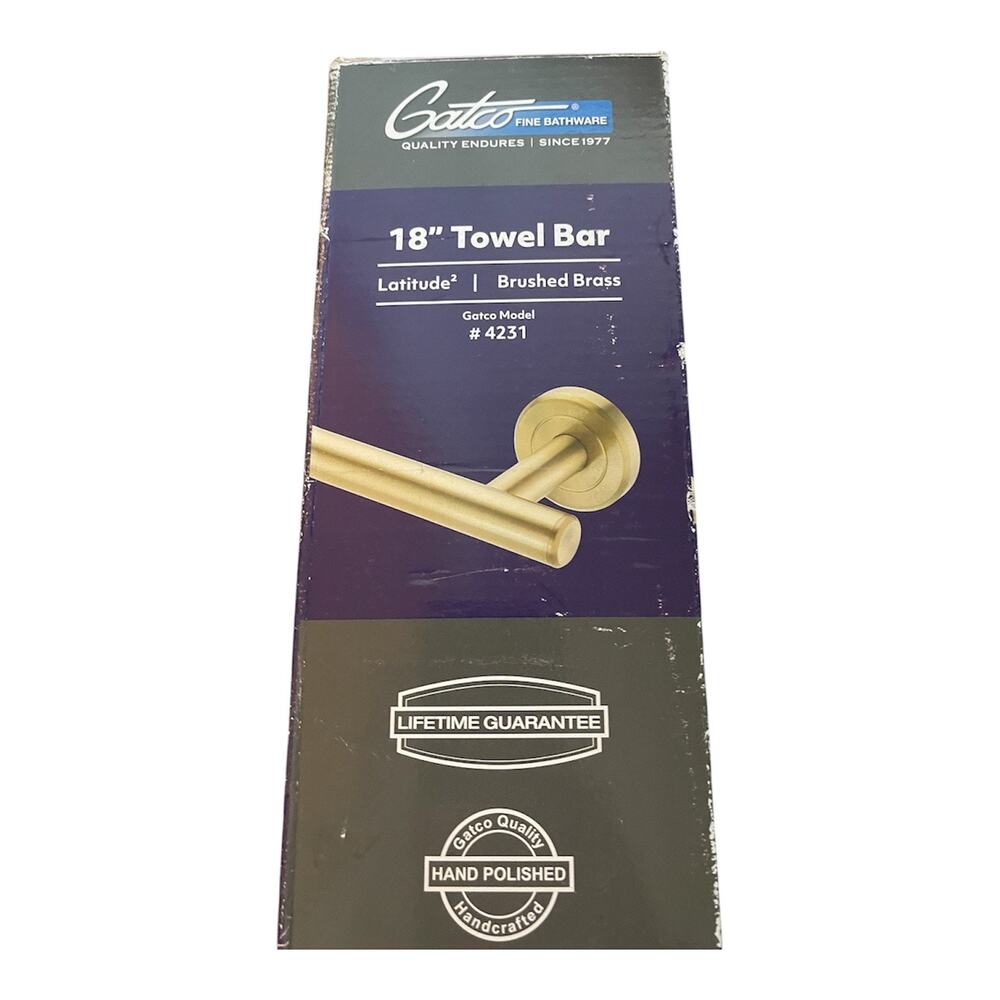 Gatco Latitude I| 18" Towel Bar NIB